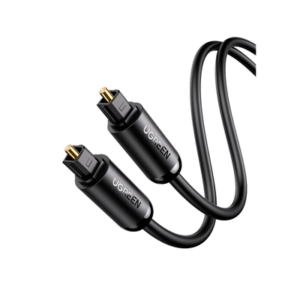 Cable Óptico Toslink S/PDIF / 3 Metros (9.84 Pies) / Tapa de Protección / Dolby 7.1 Canales / Diseño Durable / Plug & Play / Color Negro