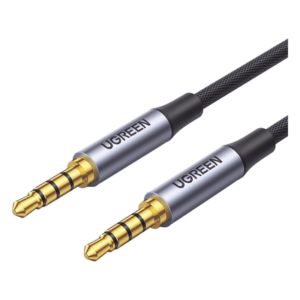 Cable Audio Estéreo / Conector 3.5 mm / TRRS 4 Polos / Doble Blindaje / Nylon Trenzado / 2 m (6.6 ft)