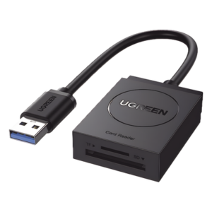 Lector de Tarjetas USB-A 3.0 / Dual Slot SD y MicroSD / 5 Gbps / Hasta 2 TB / Cable 15 cm (5.9 in)