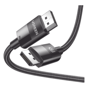 Cable DisplayPort / DP 1.4 / 2 m (6.56 ft) / 8K@60Hz / 4K@144Hz / 32.4 Gbps / Nylon trenzado / HDR / 3D