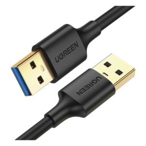 Cable USB-A 3.0 / Macho a Macho / 5 Gbps / 3 m (9.8 ft) / Blindaje Múltiple / Níquel Resistente / 2A / Compatible USB 2.0 y 1.1