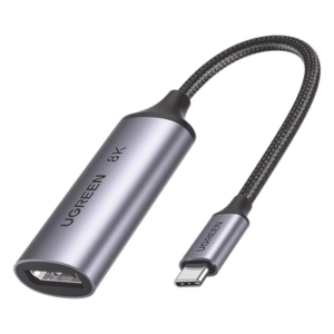 Cable Adaptador USB-C a DisplayPort 1.4 / 8K@60Hz / 4K@240Hz / 32.4 Gbps / MST / HDR / 10 cm (3.94 in)