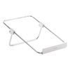 Soporte para Laptop / Plegable / Ajustable 87-132 mm / 11''-16'' / Carga 20 kg / 110g / Acero y Silicona / Plata