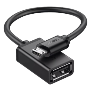 Adaptador OTG / Micro USB Macho a USB 2.0 A Hembra / 480 Mbps / 10 cm / Plug & Play