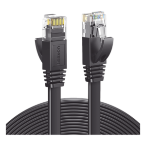 Cable Ethernet Plano UTP Cat6 / 5 m (16.40 pies) / 600 MHz / 1000 Mbps / 26AWG CCA / RJ45 Dorado