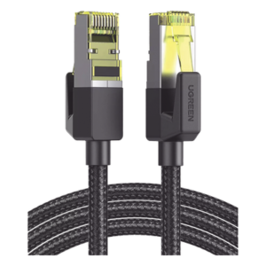 Cable Ethernet Cat7 / Blindaje F/FTP / 10 Gbps / 600 MHz / 5 m (16.40 ft) / Malla Nylon