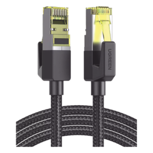Cable Ethernet / Cat7 / F/FTP / 10 Gbps / 600 MHz / 1 m (3.28 ft) / Malla Nylon