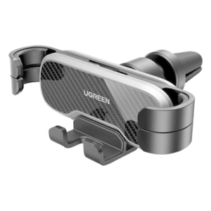 Soporte para Teléfono Automotriz / Rejilla de Ventilación / Rotación 360° / Tecnología Gravity Drive / 5 Puntos de Sujeción / Ancho 65-80 mm
