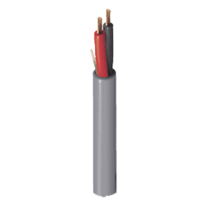 Cable Multiuso / 2x16 AWG / 305m (1000 pies) / Gris / Seguridad y Control de Acceso