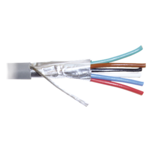 Bobina de Cable / 8 Conductores / 22 AWG / 305 m (1000 pies) / CMR / Blindado / -20°C a 60°C / 3.7 mm