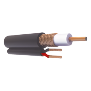 Cable Coaxial Siames / 305 m (1000 ft) / RG59 / CCA 90% / 20 AWG / Cobre Sólido / Intemperie HD