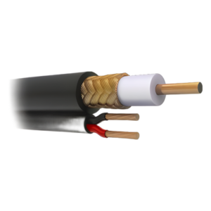 Cable Coaxial Siamés RG59 / 305 m (1000 ft) / Malla Cobre 96% / SFS HD / Intemperie