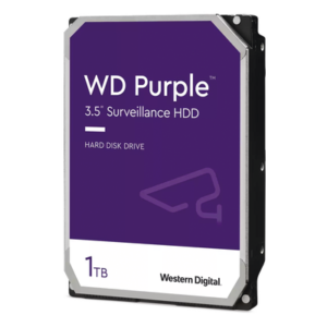 Disco Duro para Videovigilancia / 1 TB / SATA III 6 Gb/s / 5400 RPM / 64 MB Caché / 3.5 Pulgadas / 64 Cámaras / 8 Bahías / 0°C a 65°C (32°F a 149°F)