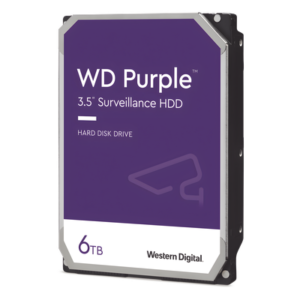 Disco Duro para Videovigilancia / 6 TB / SATA III 6 Gb/s / 5640 RPM / Caché 128 MB / 64 Cámaras / 3.5 Pulgadas