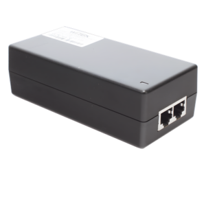 Inyector PoE / Hi-PoE 60 W / Gigabit 2 Gbps / 2 Puertos / Alcance 100 m (328 ft) / Interior / Plug and Play
