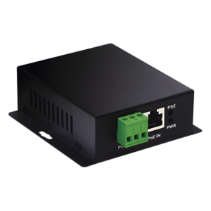 Convertidor PoE Industrial / Entrada 802.3 af/at / Salida PoE Pasivo 24V / Puertos RJ45 100/1000 Mbps / Alcance 100 m (328 ft) / Rango -10 a 70 °C
