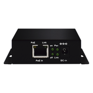 Inyector PoE Industrial / Extensión 250 m (820.2 ft) / 3 Puertos 10/100 Mbps / 802.3 af/at 30W / Sin Ventiladores / -40 a 75°C