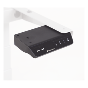 Controlador de Escritorio Ajustable / Memoria 3 Posiciones / Elevación 30 mm/s / Rango 600 a 1250 mm / Sensor Anticolisión / 100 g