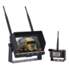 Sistema de Cámara de Reversa Inalámbrico / Monitor Táctil 7" / Resolución 800x480 / Visión Nocturna 20 m (65.6 ft) / Alcance 200 m (656 ft) / IP67