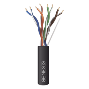 Bobina de Cable / UTP Cat6 PLENUM / 305 m (1000 ft) / 4 Pares / PVC Resistente a Luz Solar / UL CMP / 350 MHz / CCTV y Redes de Datos