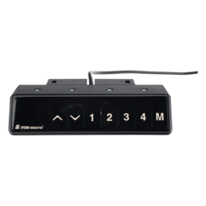 Control para Escritorio de Altura Ajustable / Memoria 4 Posiciones / Elevación 38 mm/s / Rango 600 a 1250 mm (2 a 4.1 ft) / Sensor Anticolisión / Certificaciones CE, UL, cUL, SAA, BIFMA