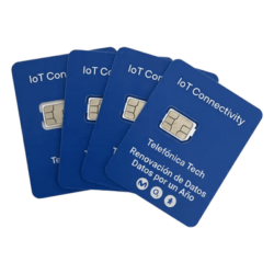 Renovación Servicio SIM IoT / 25 MB Mensuales / 12 Meses / Multi-Carrier / Cobertura MX-US-GT / Activación 5 Segundos