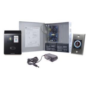 Sistema de Acceso Facial sin Contacto / Lector Biométrico / Botón de Salida / Fuente de Poder / Módulo de Conectividad