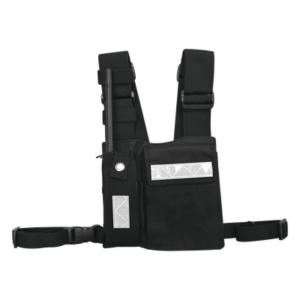 Pechera Universal / Soporte para Radio y Bolígrafo / Bolsa con Cinta Adherente / Elemento Reflectante / Hebilla de Seguridad