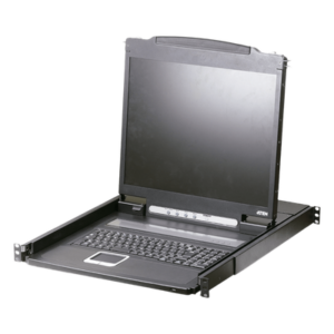 Consola LCD KVM / 19 pulgadas / Resolución 1920x1200 / Montaje rack 1U / Rotación 120° / PS/2 y USB
