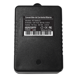 Transformador / 16 VCA / 40 VA / 120 VCA Entrada / -10°C a 45°C / 102.5 x 68 x 58 mm