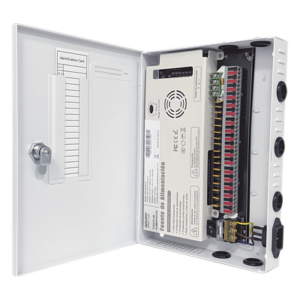 Fuente de Poder / 18 Canales / 30 A / 11-15 VCC / 350 W / 1.85 A por Canal / Filtro de Ruido por Canal / Doble Ventilador