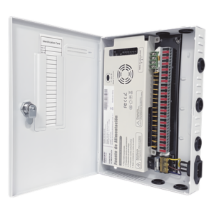 Fuente de Poder / 18 Canales / 20 A / 11-15 VCC Ajustable / 250 W / Filtro de Ruido por Canal / Doble Ventilador