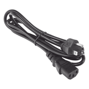 Cable de Alimentación Eléctrica / 120-240 Vca / 18 AWG / 1.8 m (5.91 ft) / IEC 320C13 a NEMA 5-15P / Trifásico con Tierra