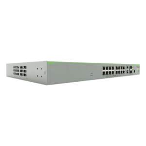 Switch PoE+ Administrable Capa 3 / 16 Puertos 10/100 Mbps / 2 Puertos Gigabit Combo SFP / 250W PoE+ / 7.2 Gbps / 5.36 Mpps