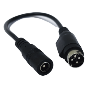Adaptador DC / Jack Hembra 5.5x2.1mm a Minidin 4 Pines Macho / 168mm / DVR y NVR
