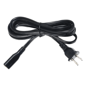 Cable de Alimentación CA / 120-240 Vca / 18 AWG / 2 Conductores / 1.8 m (5.91 ft) / Clavija Tipo A / UL