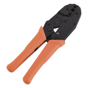 Pinza de Crimpado Hexagonal / Cables RG-58/U, RG-59, RG-8/X / 3 Cavidades 0.068", 0.213", 0.256" / Acero MN65 Antioxidante / Trinquete Ajustable