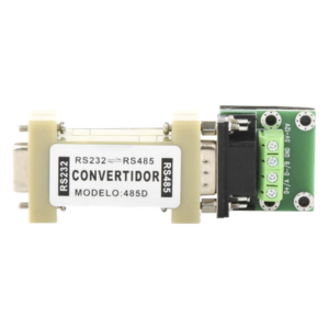 Convertidor de interfaz / RS232 a RS485 / Half-duplex automático / 115.2 kbps / 1200 m (3937 ft) / 5-12 VCC