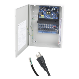 Fuente de Poder con Respaldo / 12 Vcc / 10 A / 240 W / 8 Salidas Independientes / 8 Entradas de Control / 115 Vca / Diseño Tarjeta