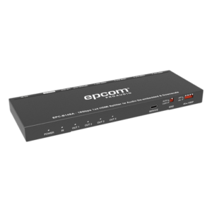 Splitter HDMI / 1x4 Salidas Simultáneas / 4K@60Hz 4:4:4 / HDMI 2.0b / Extractor de Audio Óptico y Analógico / Down Scaler 4K a 1080p / HDCP 2.2 / 18 Gbps
