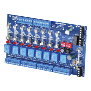 Tarjeta de Control de Acceso / 8 Entradas / 8 Salidas Protegidas / 12-24 Vcd / Contactos Secos Tipo C / Interfaz FACP