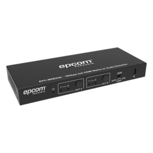 Matriz HDMI / 2x2 / 4K2K@60Hz / HDR / YCbCr 4:4:4 / 18 Gbps / Extractor de Audio / HDCP 2.2