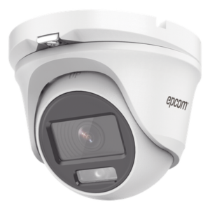 Cámara Turret TURBOHD / 2 Megapixel 1080p / Color 24/7 / Luz Blanca 20 m (65.6 ft) / Ángulo 105° / Audio Integrado / IP66 / 4 Tecnologías Seleccionables