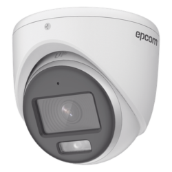 Cámara Turret TURBOHD / 3K 5 Megapixel / Color 24/7 / Luz Blanca 20 m (65.6 ft) / IP67 / Micrófono Integrado / 4 Tecnologías / Lente 2.8 mm
