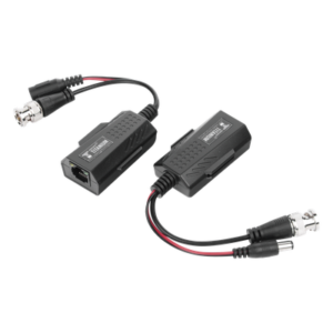 Kit de Transceptores Activos / Transmisión 4K / 150 m (492.1 ft) / Alimentación 12V/24V CC/CA / UTP Cat5e/6 / Compatible HD-TVI, HD-CVI, AHD, CVBS