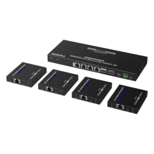Extensor y Divisor HDMI 1x4 / 4K @ 60 Hz / Hasta 70 m (229.7 ft) / HDR10 / IR Bidireccional / RS232 / PoC
