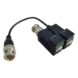 Kit de Transceptores Pasivos / 5MP / Transmisión 200 m (656.2 ft) / UTP Cat 5e/6/6a/7 / Protección TVS / Terminales Push-Pin