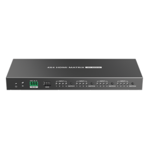 Switch Matricial HDMI / 4x4 / 4K UHD 4096x2160@60Hz / HDR10 / 18 Gbps / 600 MHz / Audio 7.1 / EDID / Downscaling Automático