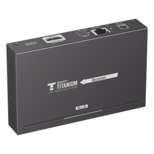 Receptor HDMI IP / 4K@30Hz / 1080p@60Hz / Alcance 120 m (393.7 ft) / Cat6/6a / Control IR / Switch IGMP