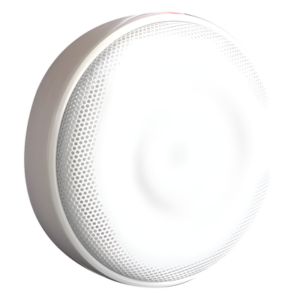 Micrófono Omnidireccional / Cobertura 10-100 m² / Sensibilidad -48 dB / Relación Señal/Ruido 78 dB / Alimentación 12V DC / Diseño Compacto 80x27 mm